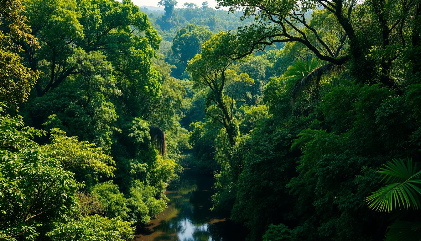 The geographical location of the Amazon